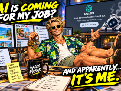 AI IS COMING FOR MY JOB? MINE JUST FORGOT WHAT WE WERE DOING.
